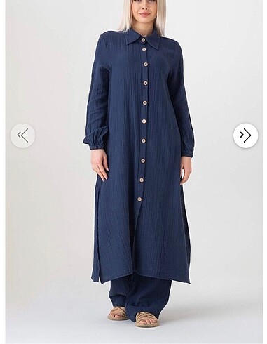 Müslin kumaş tunik pantolon