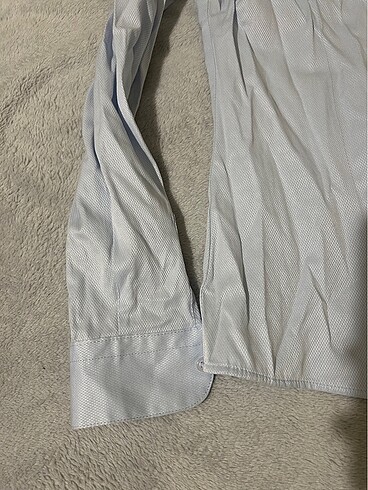 38 Beden mavi Renk Koton slim fit gömlek