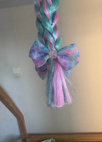 Renkli Bağlamalı Elastik Saç Bandı - Görsel 2