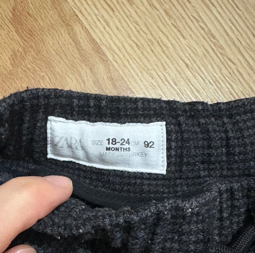 Trendy Gri Erkek Çocuk Örgü Pantolon - Görsel 2