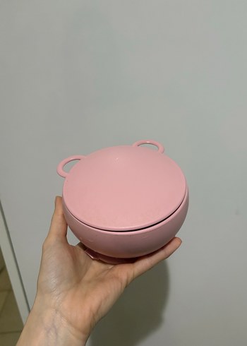 Pembe oioi  Çocuk Tabak Seti 3 lü - Görsel 5