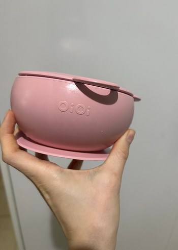 Pembe oioi  Çocuk Tabak Seti 3 lü - Görsel 6