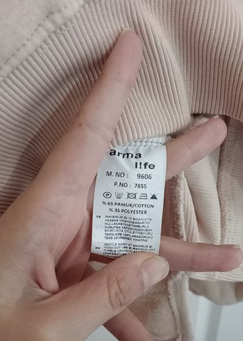 Bej Kapüşonlu Salaş Sweatshirt - Görsel 3