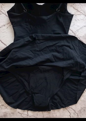 Siyah Drapeli Mini Gotik Kadın Mayo - Görsel 11