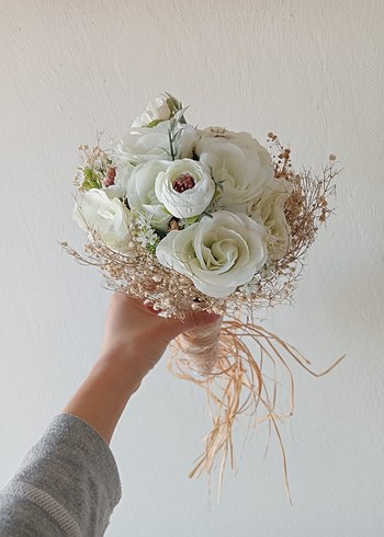 Beyaz Bohem Gelin Çiçeği - Görsel 2