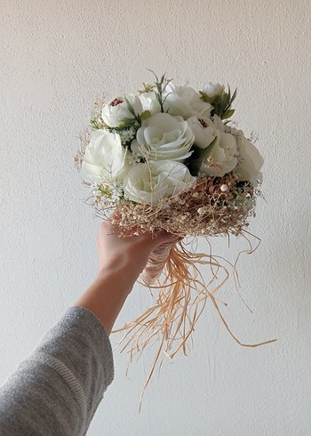 Beyaz Bohem Gelin Çiçeği - Görsel 6