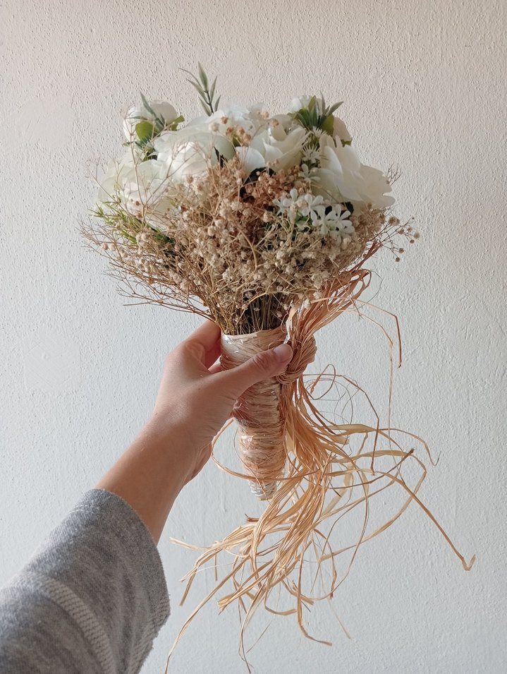 Beyaz Bohem Gelin Çiçeği - Görsel 4