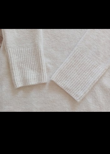 Beyaz Triko Elbise - Görsel 8