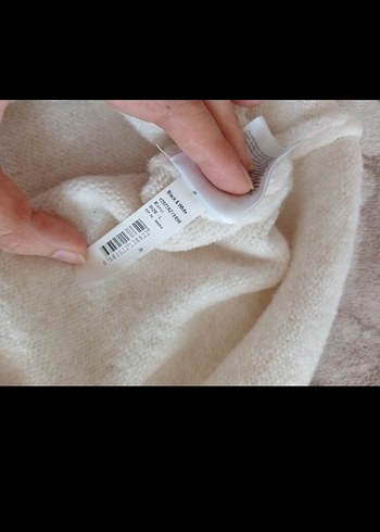 Beyaz Triko Elbise - Görsel 16