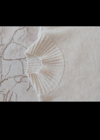 Beyaz Triko Elbise - Görsel 9