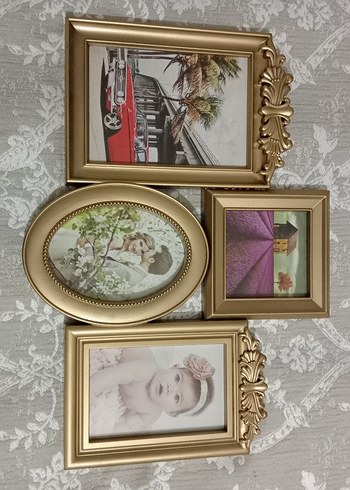 Altın Renkli Dekoratif Çerçeve Seti - Görsel 4