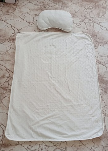 Nohut Desenli Bebek Battaniyesi, Yastık ve Minder Seti - Görsel 5