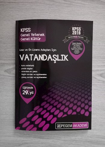 KPSS Vatandaşlık Genel Yetenek Kitabı - Görsel 2