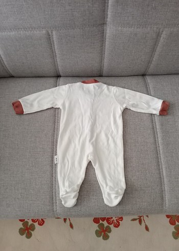 Uzun Kollu Beyaz Bebek Tulum - Görsel 6