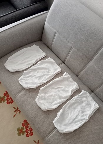 Bebek Kolsuz Beyaz Çıtçıtlı Body - Görsel 7