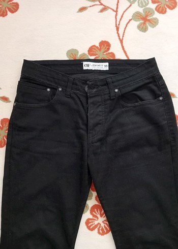 Erkek Siyah Kot Pantolon - Görsel 3