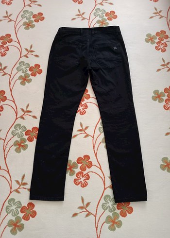 Erkek Siyah Kot Pantolon - Görsel 4