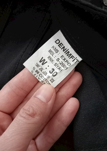 Erkek Siyah Kot Pantolon - Görsel 7