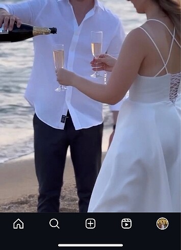 38 Beden beyaz Renk Nikah elbisesi