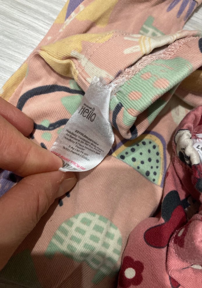 Kapüşonlu Pembe Baskılı Kız Pijaması - Görsel 3