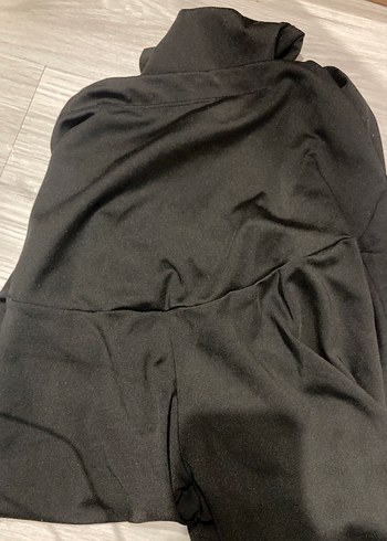 Siyah Hamile Pantolonu, Yırtmaçlı, Normal Boy - Görsel 2