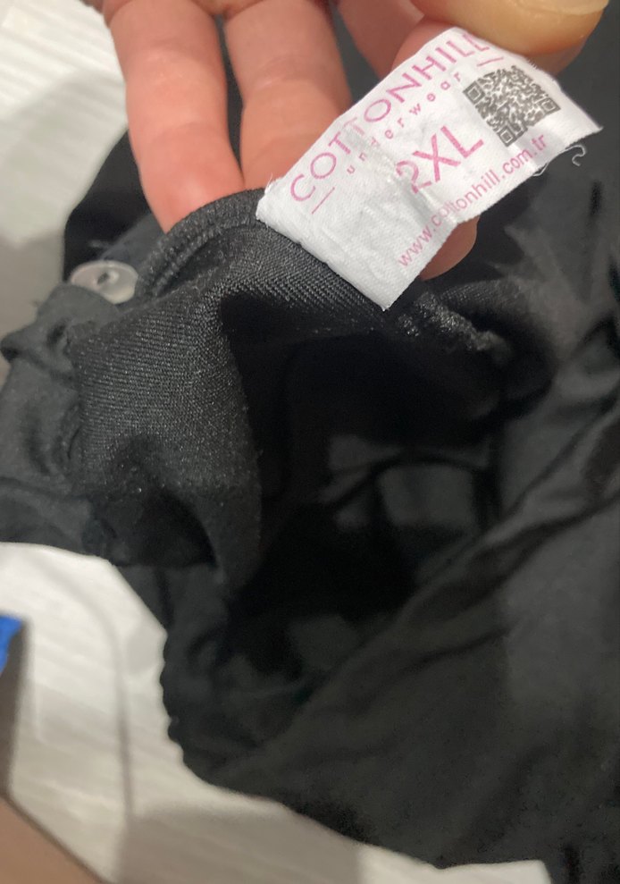 Siyah Hamile Pantolonu, Yırtmaçlı, Normal Boy - Görsel 3