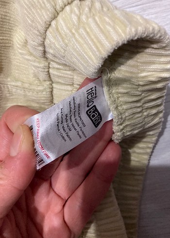 Düğmeli Bej Erkek Çocuk Keten Pantolon - Görsel 5