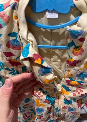 Renkli Bağlama Desenli Bebek Tulumu - Görsel 2