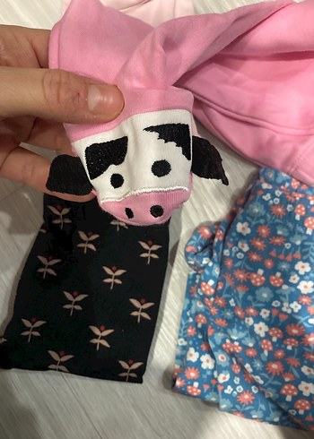 Kız Çocuk Elastik Bel Koyu Pembe Tayt - Görsel 3