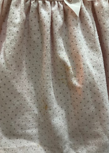 Kızlar için pembe kısa kollu nakışlı elbise - Görsel 4