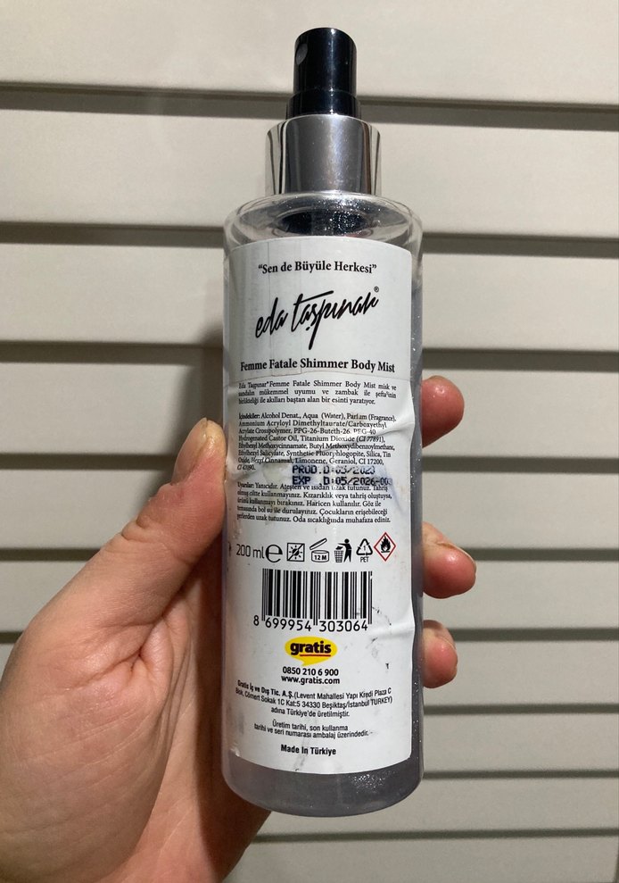 Femme Fatale Shimmer Vücut Spreyi - Görsel 2