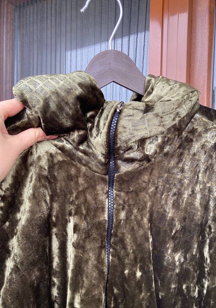 Drapeli Kahverengi Midi ceket - Görsel 3