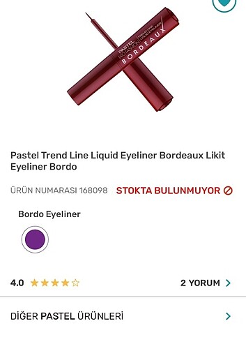 Bordo eyeliner