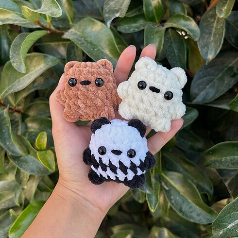 Amigurumi Kafadar Ayılar