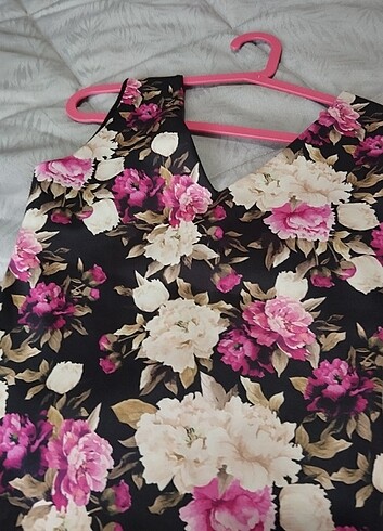 Zara mini çiçekli elbise