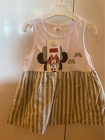 Orijinal disney minnie mouse elbise 3 yaş