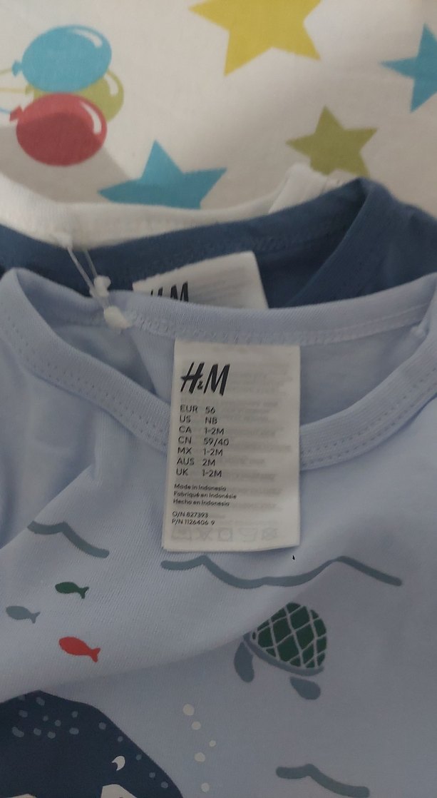 Mavi Kısa Kollu Bebek Tulum - Görsel 4