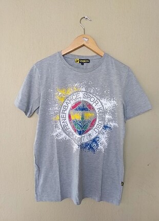 Fenerium tribün marka M beden gri tshirt