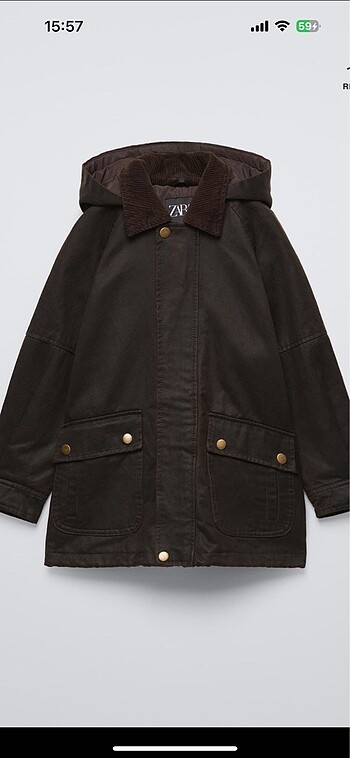Zara mumlu ceket mont kadın, çocuk uyumlu 11/12 yaş