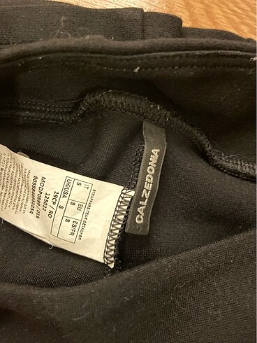 s Beden siyah Renk Calzedonia kısa tayt pantolon
