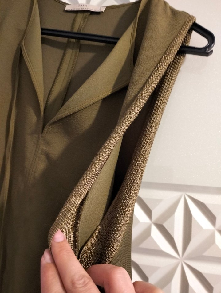 V Yaka Salaş zara bluz M,L uyumlu sıfır - Görsel 4