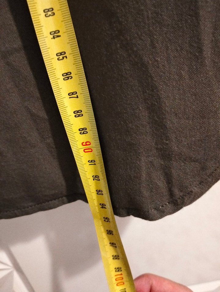 Uzun L beden Fermuarlı Kadın Ceket L,XL uyumlu - Görsel 4