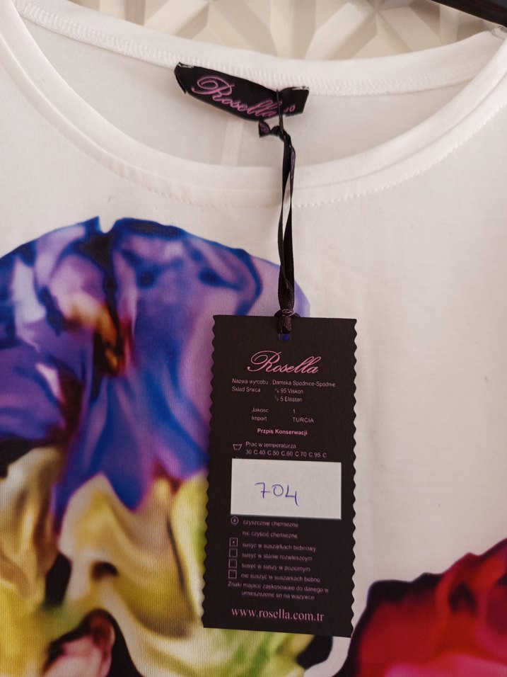 Renkli Desenli Kısa Kollu Kadın Bluz - Görsel 4