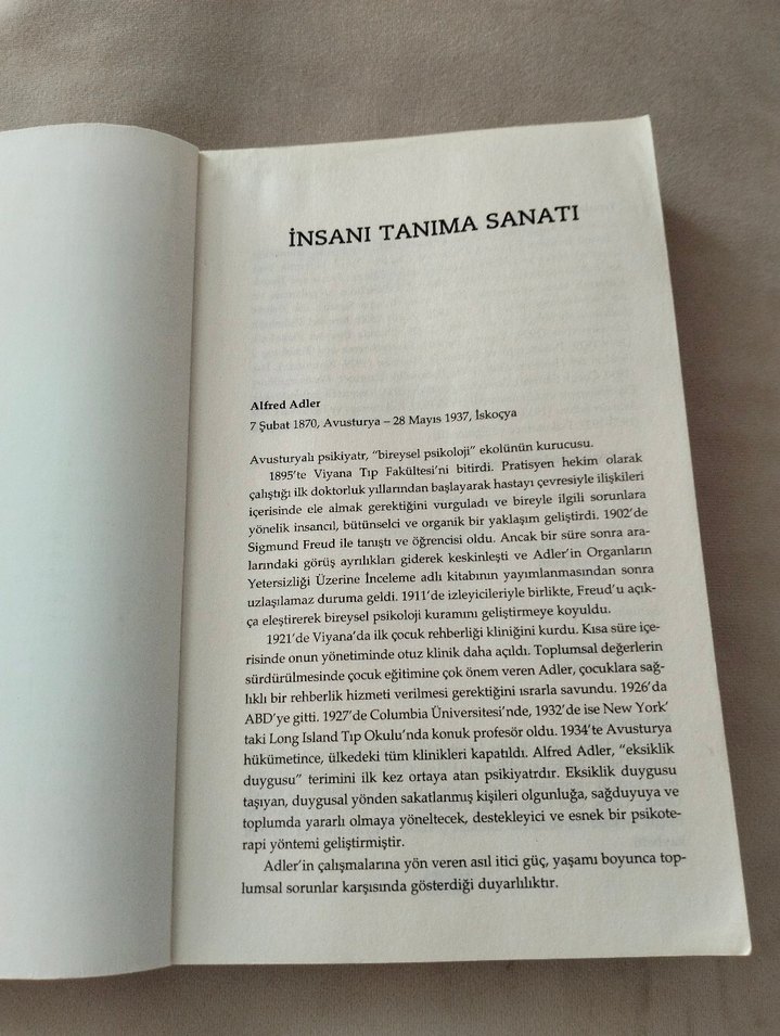 İnsanı Tanıma Sanatı - Alfred Adler - Görsel 5
