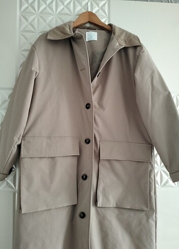 primark İngiltere den sıfır uzun ceket xs ama kalıp oversize 40 - Görsel 6