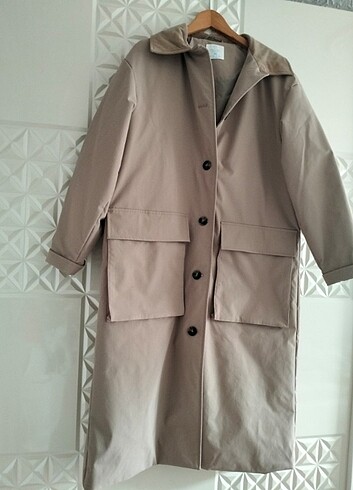 primark İngiltere den sıfır uzun ceket xs ama kalıp oversize 40 - Görsel 7