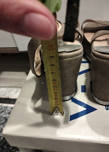 Dorothy perkins dolgu topuk sandalet 37 numara orjinal kullanima - Görsel 6