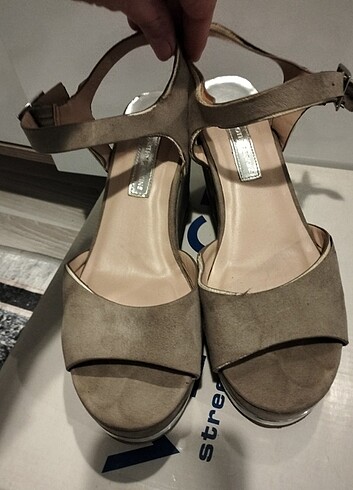 Dorothy perkins dolgu topuk sandalet 37 numara orjinal kullanima - Görsel 9