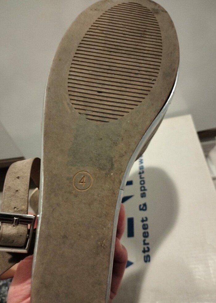 Dorothy perkins dolgu topuk sandalet 37 numara orjinal kullanima - Görsel 5