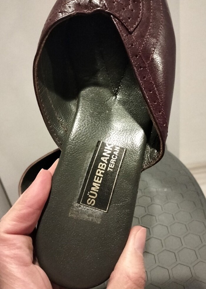 vintage sümerbank tercan terlik 40 numara hiç bir deformesi yokt - Görsel 5